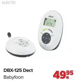 Baby-Dump Alecto DBX-125 Dect Babyfoon aanbieding
