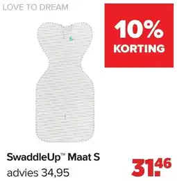 Baby-Dump Love to dream SwaddleUp Maat S aanbieding