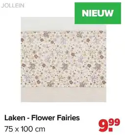 Baby-Dump Jollein Laken - Flower Fairies aanbieding