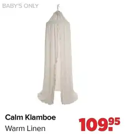 Baby-Dump Baby's only Calm Klamboe Warm Linen aanbieding