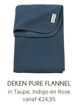 Baby-Dump Deken pure flannel aanbieding