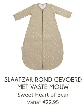 Baby-Dump Slaapzak rond gevoerd met vaste mouw aanbieding