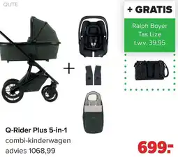 Baby-Dump Qute Q-Rider Plus 5-in-1 aanbieding