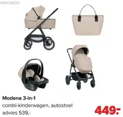 Baby-Dump Kikkaboo Modena 3-in-1 aanbieding
