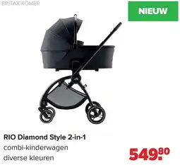 Baby-Dump Britax römer RIO Diamond Style 2-in-1 aanbieding