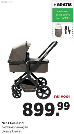 Baby-Dump Koelstra NEXT Gen 2-in-1 aanbieding