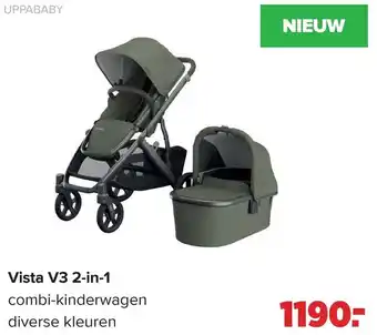 Baby-Dump Uppababy Vista V3 2-in-1 aanbieding