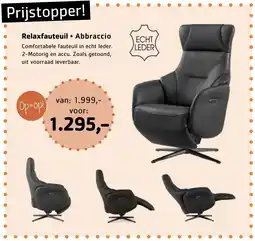 Sijben Relaxfauteuil • Abbraccio aanbieding