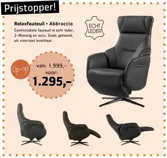 Sijben Relaxfauteuil • Abbraccio aanbieding