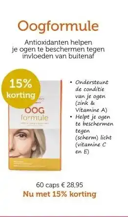 De Rode Pilaren Oogformule aanbieding