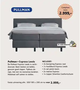 Sijben Pullman • Express Leeds aanbieding