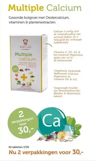 De Rode Pilaren Multiple Calcium aanbieding
