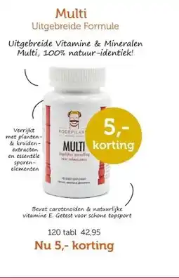 De Rode Pilaren Multi Uitgebreide Formule aanbieding