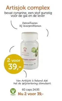 De Rode Pilaren Artisjok complex aanbieding