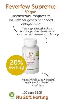 De Rode Pilaren Feverfew Supreme Vegan aanbieding