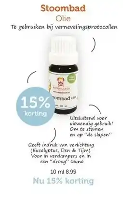 De Rode Pilaren Stoombad Olie aanbieding
