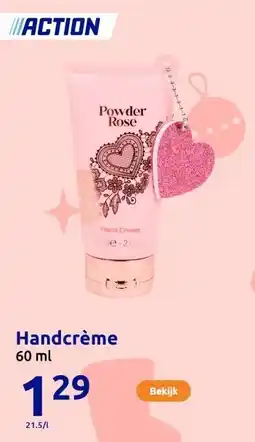Action Handcrème aanbieding