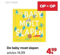 Baby-Dump De baby moet slapen aanbieding