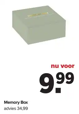 Baby-Dump Memory Box aanbieding