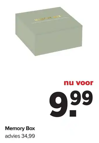 Baby-Dump Memory Box aanbieding
