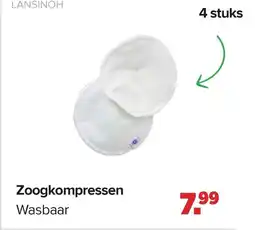 Baby-Dump Zoogkompressen Wasbaar aanbieding