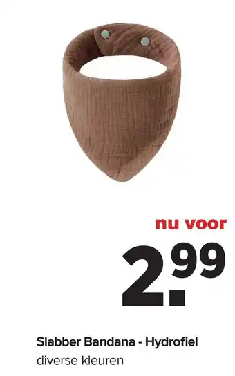 Baby-Dump Slabber Bandana - Hydrofiel aanbieding