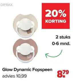 Baby-Dump Glow Dynamic Fopspeen aanbieding