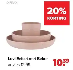 Baby-Dump Lovi Eetset met Beker aanbieding