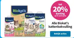 Plein.nl Alle Biokat's kattenbakvulling aanbieding