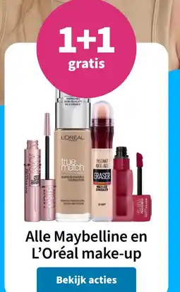 Plein.nl Alle Maybelline en L'Oréal make-up aanbieding
