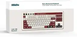 Bol.com 8BitDo Retro Mechanical Keyboard (Fami Edition) + Dual Super Buttons aanbieding