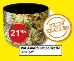 Tuinland Pot Amalfi Jet collectie aanbieding