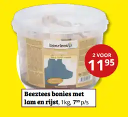 Tuinland Beeztees bonies met lam en rijst aanbieding