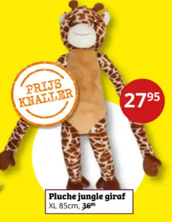 Tuinland Pluche jungle giraf aanbieding