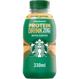Jumbo Starbucks Caramel Hazelnut Flavour Protein Drink with Coffee 330 ml aanbieding