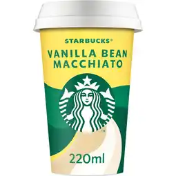 Jumbo Starbucks Chilled Coffee Vanilla Bean Macchiato ijskoffie 220ml aanbieding