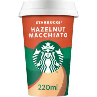 Jumbo Starbucks Chilled Coffee Hazelnut Macchiato ijskoffie 220ml aanbieding