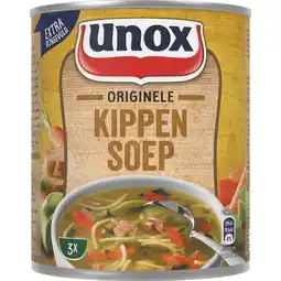 Jumbo Unox Soep In Blik Originele Kippensoep 800 ml aanbieding