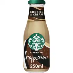 Jumbo Starbucks Cookies & Cream Frappuccino ijskoffie 250ml aanbieding