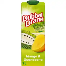 Jumbo DubbelDrank Mango & Guanabana met Appel 1 L aanbieding