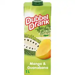 Jumbo DubbelDrank Mango & Guanabana met Appel 1 L aanbieding