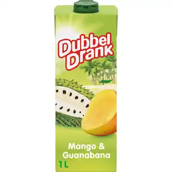 Jumbo DubbelDrank Mango & Guanabana met Appel 1 L aanbieding