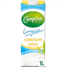 Jumbo Campina Langlekker Halfvolle Melk Calcium Plus 1 L aanbieding