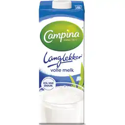 Jumbo Campina Langlekker Volle Melk 1 L aanbieding