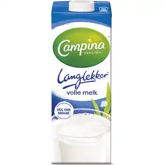 Jumbo Campina Langlekker Volle Melk 1 L aanbieding