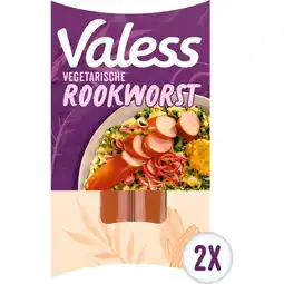 Jumbo Valess Vegetarische Rookworst 2 Stuks 160 g aanbieding