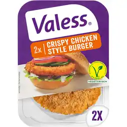 Jumbo Valess Vegetarische Crispy Chik'n Burger 2 Stuks 180 g aanbieding