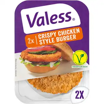 Jumbo Valess Vegetarische Crispy Chik'n Burger 2 Stuks 180 g aanbieding