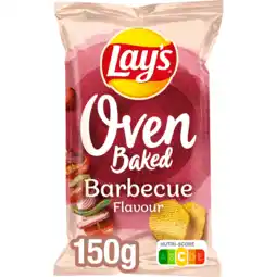 Jumbo Lay's Oven Baked Barbecue Chips 150 gr aanbieding