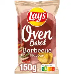 Jumbo Lay's Oven Baked Barbecue Chips 150 gr aanbieding